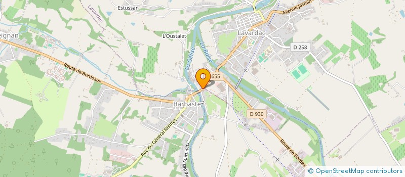 localisation de l'entreprise MONSIEUR FREDERIC SIGAUT  LAVARDAC