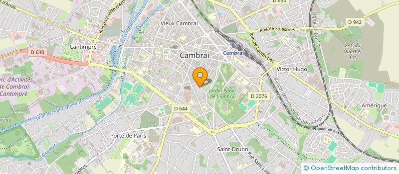 localisation de l'entreprise MONSIEUR FREDERIC SIGLER  CAMBRAI