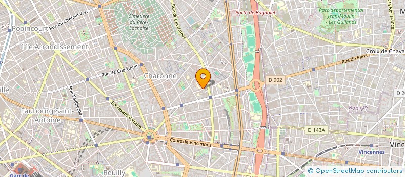 localisation de l'entreprise MONSIEUR FREDERIC SIGNORET  PARIS