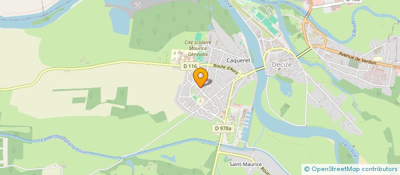 localisation de l'entreprise MONSIEUR FREDERIC SILVESTRE  DECIZE