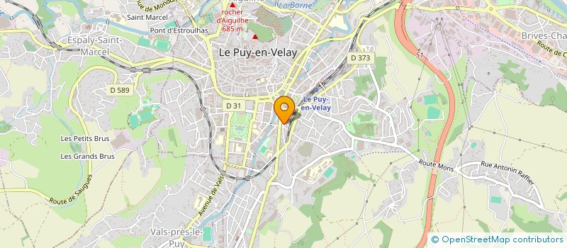localisation de l'entreprise MONSIEUR FREDERIC SIMARD  LE PUY-EN-VELAY