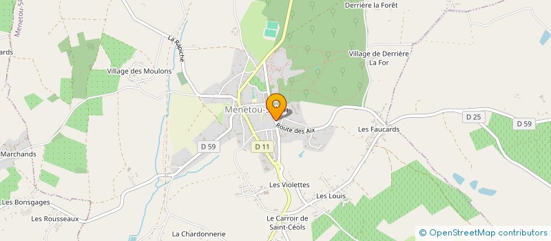 localisation de l'entreprise MONSIEUR FREDERIC SIMEON  MENETOU-SALON