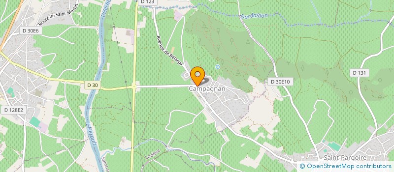 localisation de l'entreprise MONSIEUR FREDERIC SIMON  CAMPAGNAN