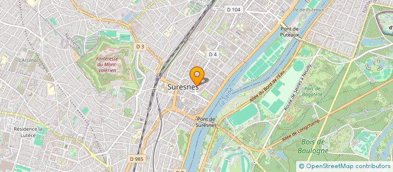 localisation de l'entreprise MONSIEUR FREDERIC SIMON à SURESNES