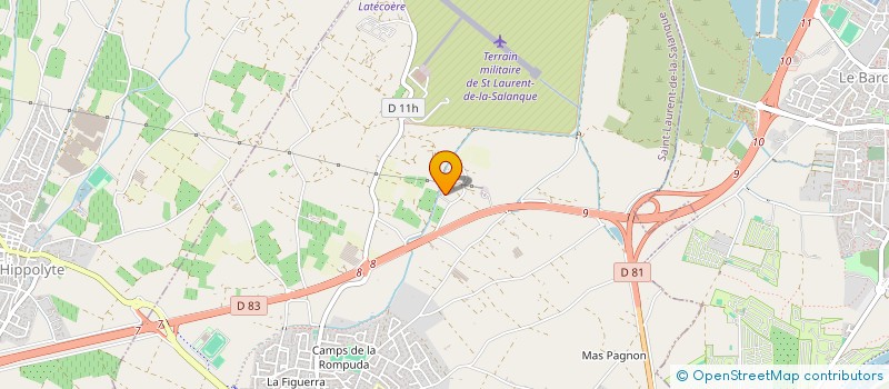 localisation de l'entreprise MONSIEUR FREDERIC SIMONETTI  SAINT-LAURENT-DE-LA-SALANQUE