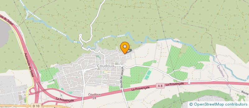 localisation de l'entreprise MONSIEUR FREDERIC SIMONPIETRI  COUDOUX