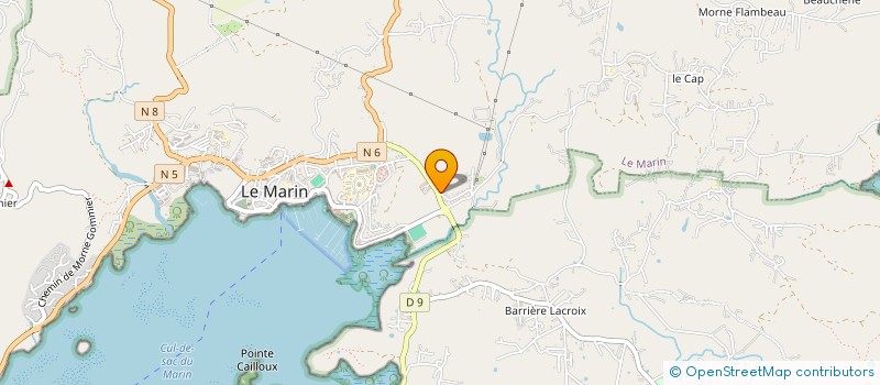 localisation de l'entreprise MONSIEUR FREDERIC SIVATTE  LE MARIN