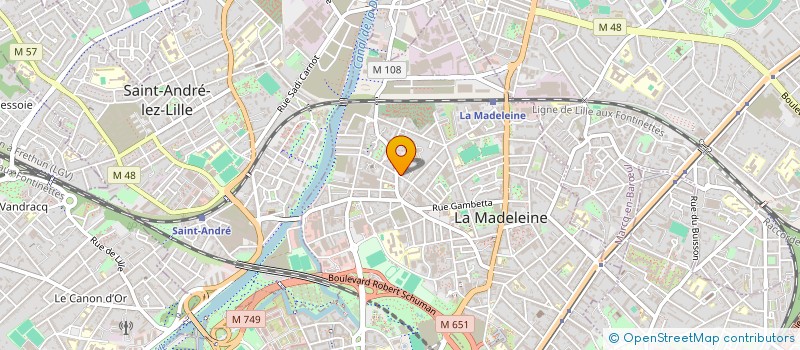 localisation de l'entreprise MONSIEUR FREDERIC SKOBE à LA MADELEINE