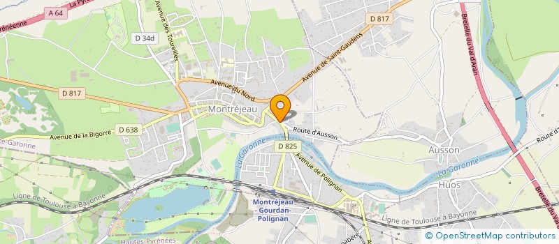 localisation de l'entreprise MONSIEUR FREDERIC SNELA  MONTREJEAU