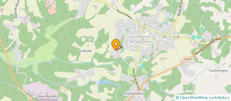 localisation de l'entreprise MONSIEUR FREDERIC SODIANT à SAINT-MARTIN-DE-SEIGNANX