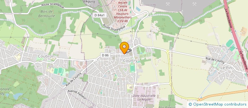 localisation de l'entreprise MONSIEUR FREDERIC SOLEILHAVOUP à COURTRY
