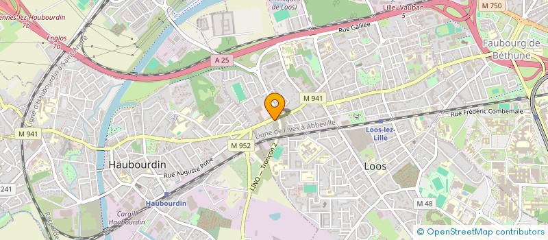 localisation de l'entreprise MONSIEUR FREDERIC SONNEVILLE  LOOS