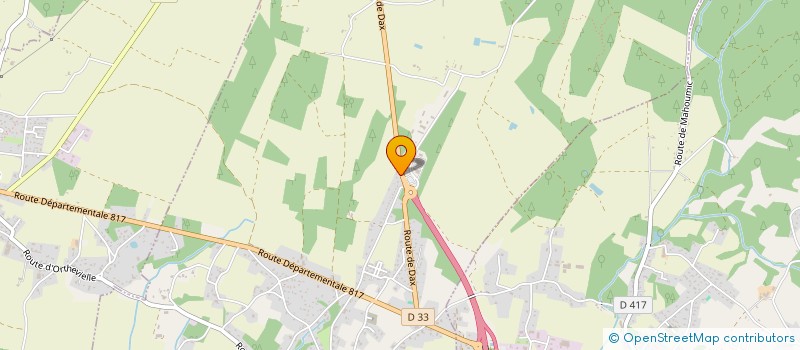 localisation de l'entreprise MONSIEUR FREDERIC SORIN  ORTHEVIELLE