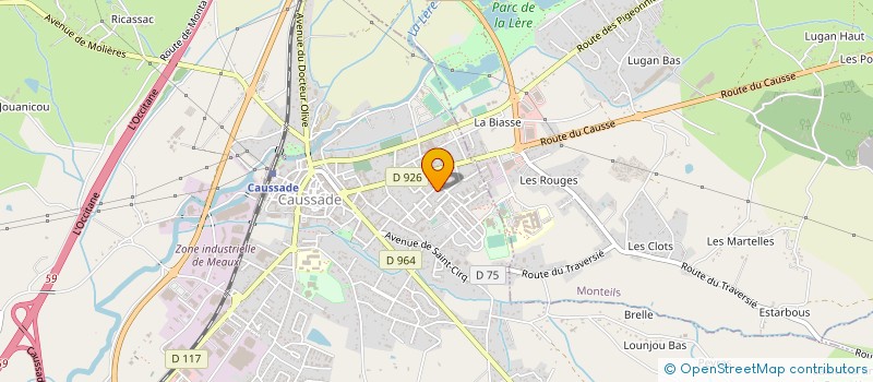 localisation de l'entreprise MONSIEUR FREDERIC SORO  CAUSSADE