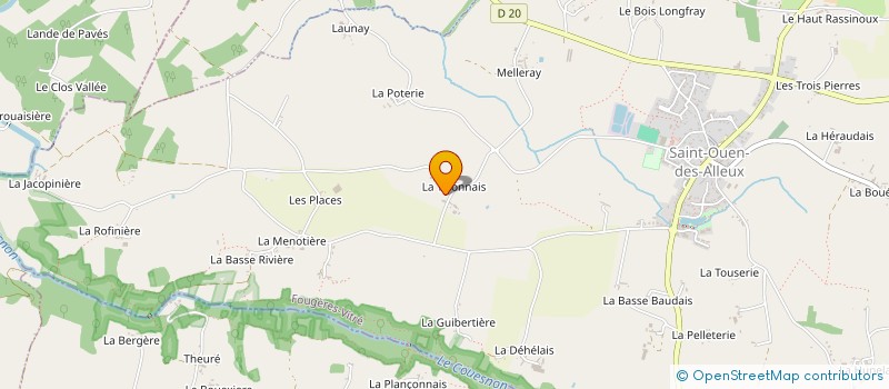 localisation de l'entreprise MONSIEUR FREDERIC SORRE  SAINT-OUEN-DES-ALLEUX