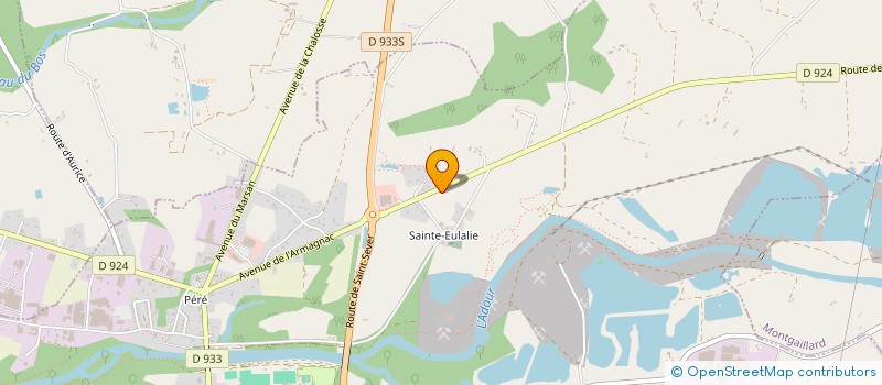 localisation de l'entreprise MONSIEUR FREDERIC SOTTERO  BRETAGNE-DE-MARSAN