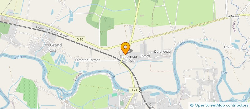 localisation de l'entreprise MONSIEUR FREDERIC SOU  COUTRAS