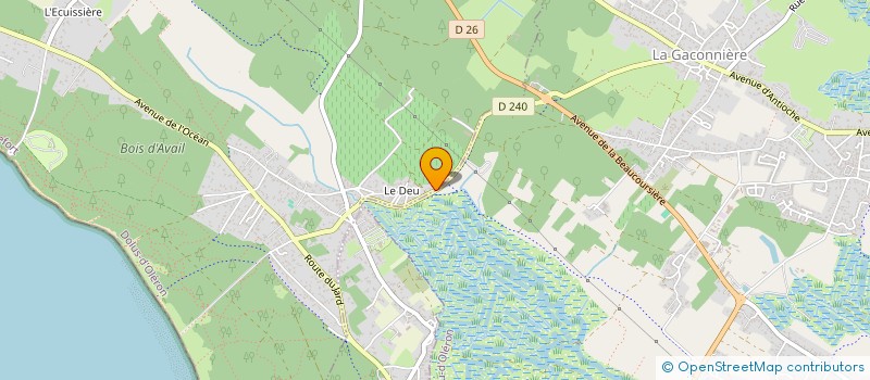 localisation de l'entreprise MONSIEUR FREDERIC SOULIE  DOLUS-D'OLERON