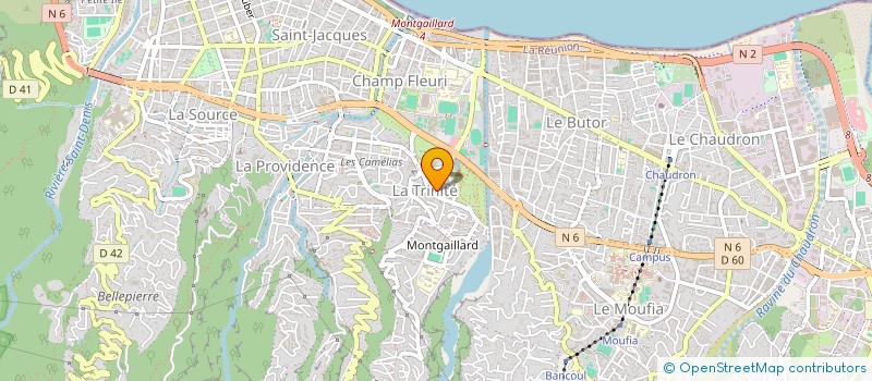 localisation de l'entreprise MONSIEUR FREDERIC SOUMAHILY à SAINT-DENIS