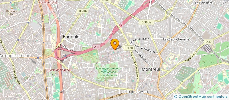 localisation de l'entreprise MONSIEUR FREDERIC SOUMOULOU à MONTREUIL