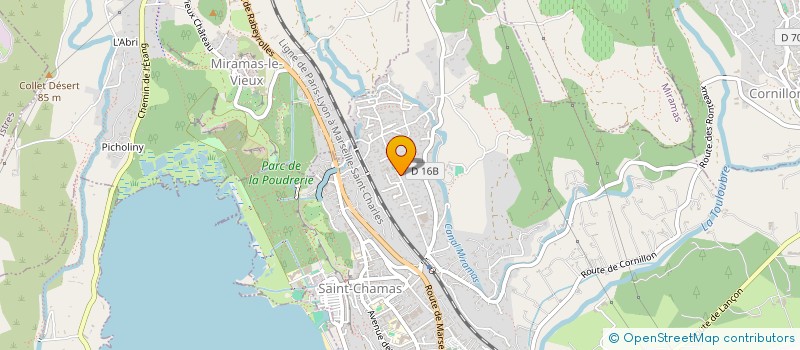 localisation de l'entreprise MONSIEUR FREDERIC SOUQUET  SAINT-CHAMAS