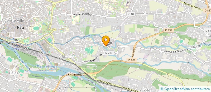 localisation de l'entreprise MONSIEUR FREDERIC SOURD à BIZANOS