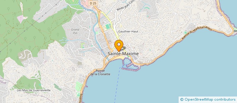 localisation de l'entreprise MONSIEUR FREDERIC SPADA à SAINTE-MAXIME