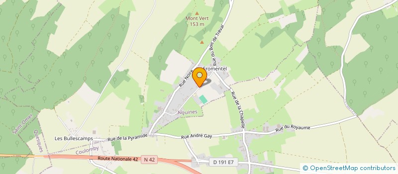 localisation de l'entreprise MONSIEUR FREDERIC SPECQ à ALQUINES