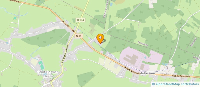 localisation de l'entreprise MONSIEUR FREDERIC SPINELLI  SAINT-GERMER-DE-FLY