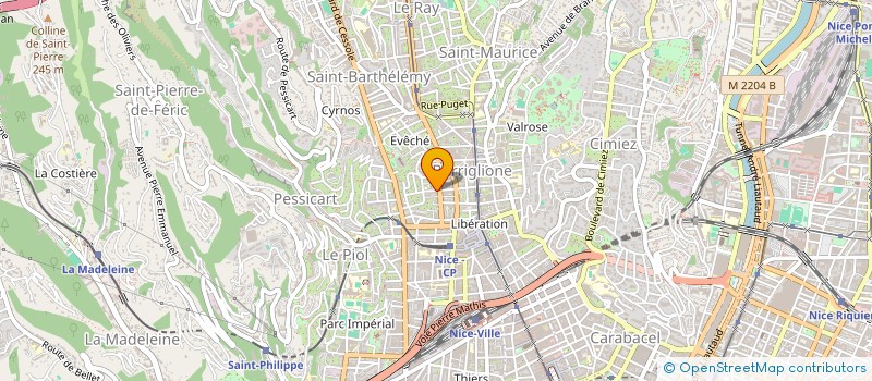 localisation de l'entreprise MONSIEUR FREDERIC STAGNITTA à NICE