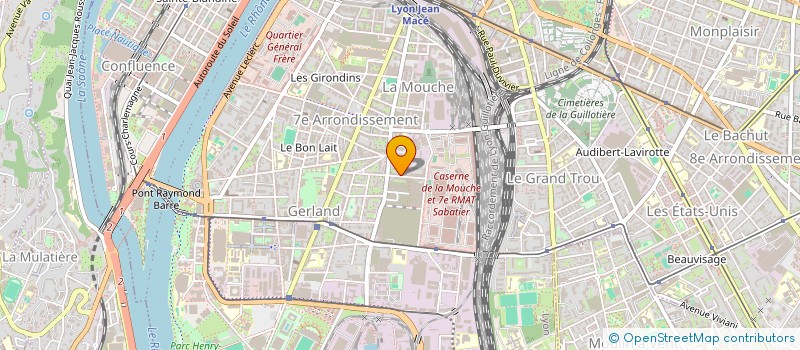 localisation de l'entreprise MONSIEUR FREDERIC STAGNITTO  LYON