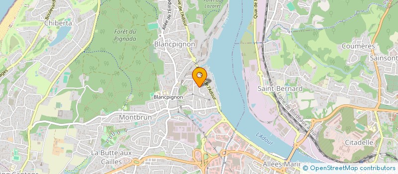 localisation de l'entreprise MONSIEUR FREDERIC STAHL  ANGLET