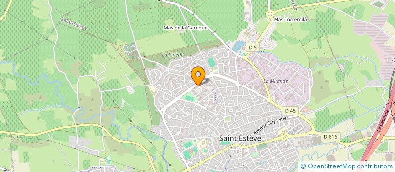localisation de l'entreprise MONSIEUR FREDERIC STAUB à SAINT-ESTEVE