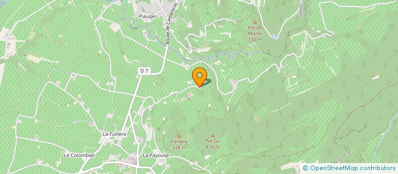 localisation de l'entreprise MONSIEUR FREDERIC STEHELIN  GIGONDAS