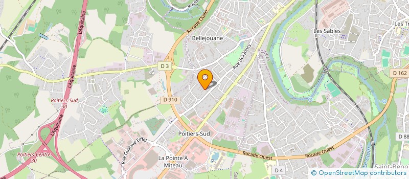 localisation de l'entreprise MONSIEUR FREDERIC STEPHAN à POITIERS