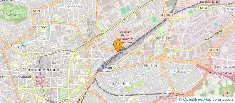 localisation de l'entreprise MONSIEUR FREDERIC STEPHAN  CLERMONT-FERRAND