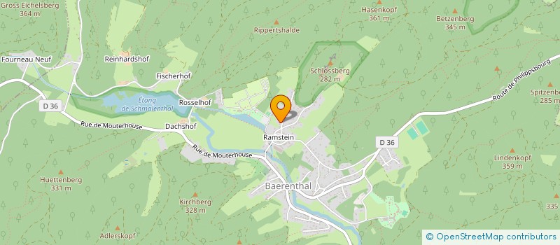 localisation de l'entreprise MONSIEUR FREDERIC STEPHAN  BAERENTHAL