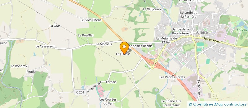 localisation de l'entreprise MONSIEUR FREDERIC STEVANT  ALLAIRE