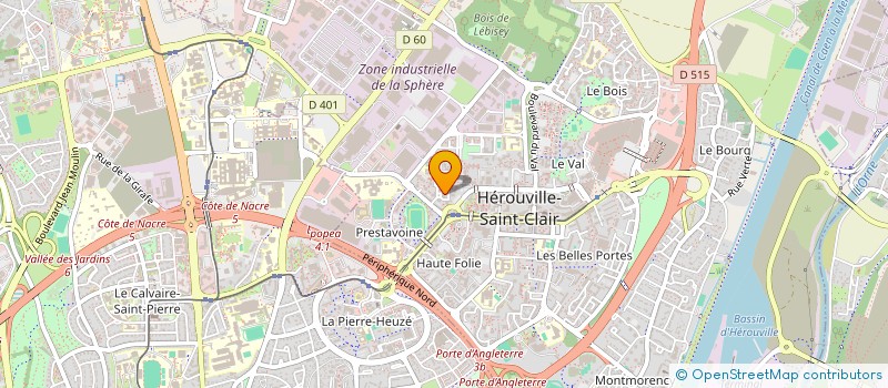 localisation de l'entreprise MONSIEUR FREDERIC STONHAM à HEROUVILLE-SAINT-CLAIR