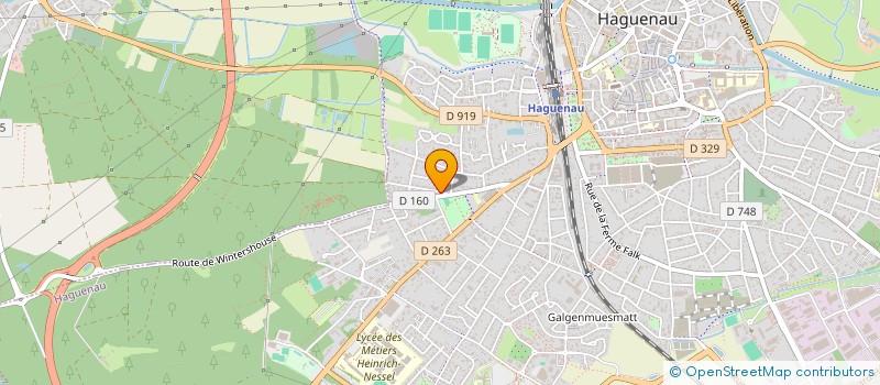 localisation de l'entreprise MONSIEUR FREDERIC STURM  HAGUENAU