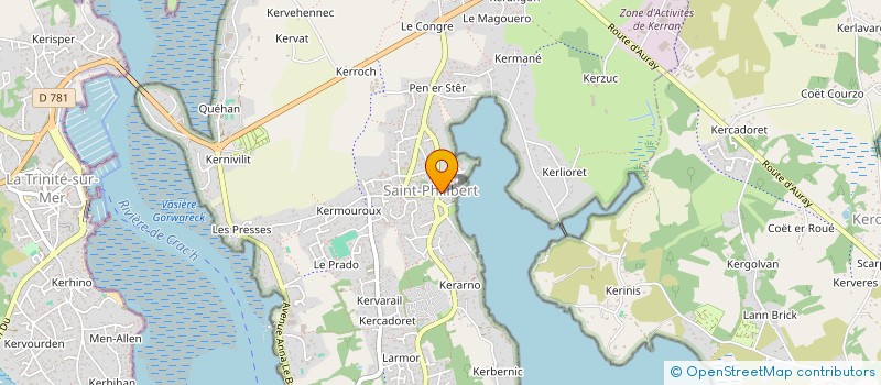 localisation de l'entreprise MONSIEUR FREDERIC SUEUR à SAINT-PHILIBERT