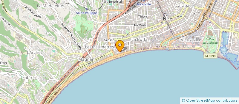 localisation de l'entreprise MONSIEUR FREDERIC SURINACH à NICE