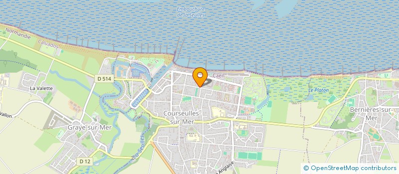 localisation de l'entreprise MONSIEUR FREDERIC SUROSNE  COURSEULLES-SUR-MER