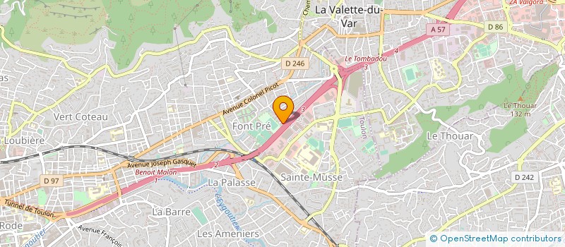 localisation de l'entreprise MONSIEUR FREDERIC SUSINI  TOULON