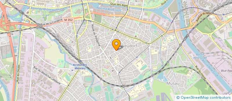 localisation de l'entreprise MONSIEUR FREDERIC SUSS à STRASBOURG