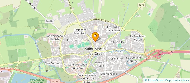 localisation de l'entreprise MONSIEUR FREDERIC SWITALA à SAINT-MARTIN-DE-CRAU