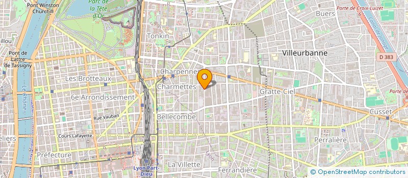 localisation de l'entreprise MONSIEUR FREDERIC SY  VILLEURBANNE