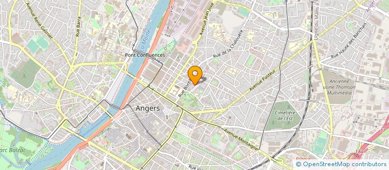 localisation de l'entreprise MONSIEUR FREDERIC SYLVESTRE  SAINT-BARTHELEMY-D'ANJOU