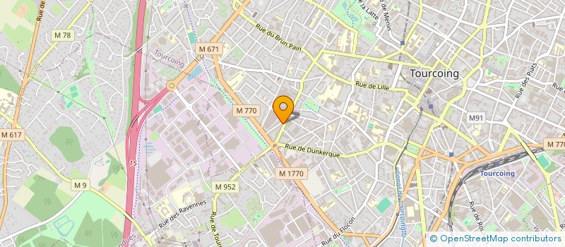 localisation de l'entreprise MONSIEUR FREDERIC SYPRASEUTH  TOURCOING