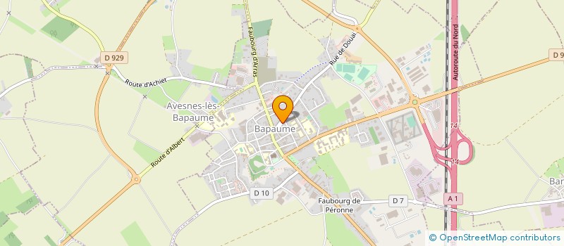 localisation de l'entreprise MONSIEUR FREDERIC SZARY à BAPAUME